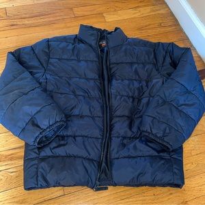 Children’s Place navy blue puffer jacket 10/12